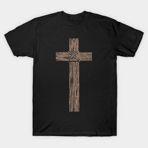 Wooden cross T-Shirt by Reformer